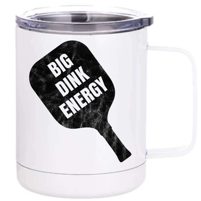 Big Dink Energy Funny Pickleball Sport Front & Back 12oz Stainless Steel Tumbler Cup