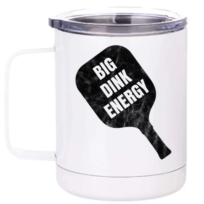 Big Dink Energy Funny Pickleball Sport Front & Back 12oz Stainless Steel Tumbler Cup