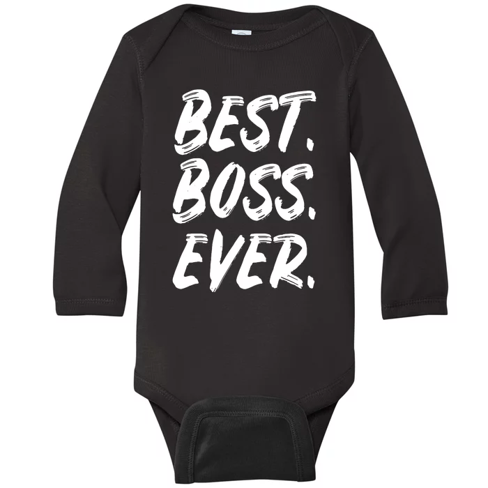 Boss Day Employee Appreciation Office Gift Baby Long Sleeve Bodysuit