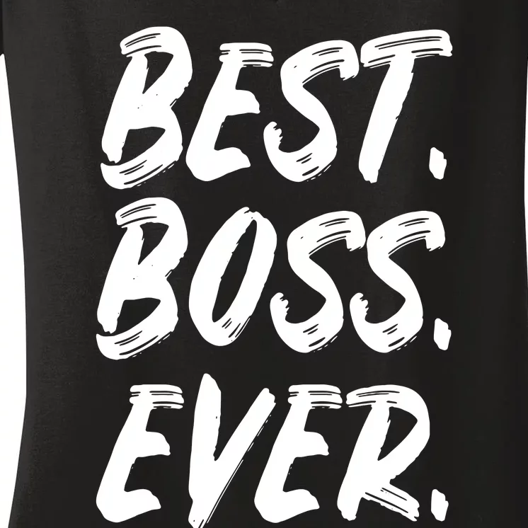 Boss Day Employee Appreciation Office Gift Women's V-Neck T-Shirt