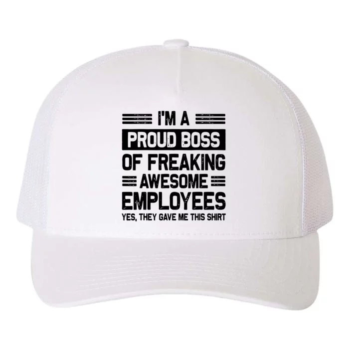 Boss Day Employee Appreciation Office Funny Boss Yupoong Adult 5-Panel Trucker Hat