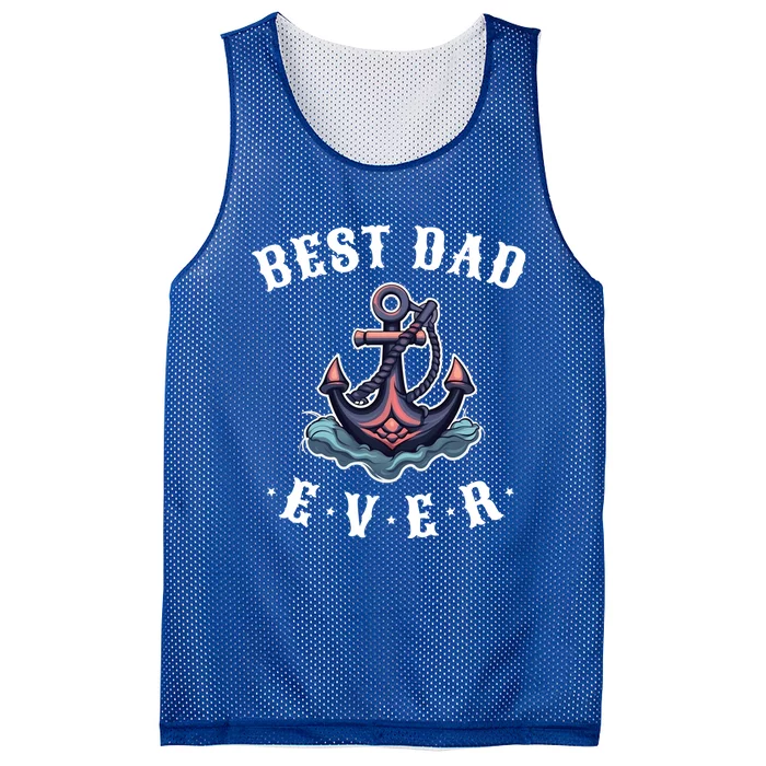 Best Dad Ever No Joke Fathers Day Cute Gift Mesh Reversible Basketball Jersey Tank