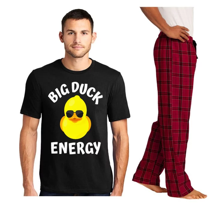 Big Duck Energy Funny Yellow Rubber Duck Pajama Set