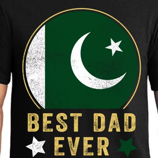 Best Dad Ever Pakistani Father Country Pakistan Flag Cute Gift Pajama Set