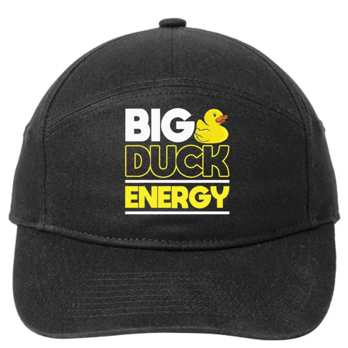 Big Duck Energy Rubber Duck funny christmas 2024 7-Panel Snapback Hat