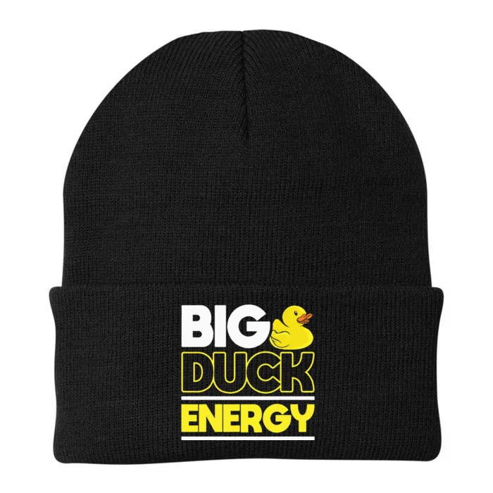 Big Duck Energy Rubber Duck funny christmas 2024 Knit Cap Winter Beanie