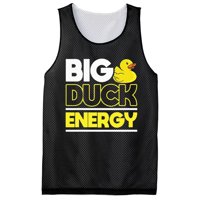 Big Duck Energy Rubber Duck funny christmas 2024 Mesh Reversible Basketball Jersey Tank