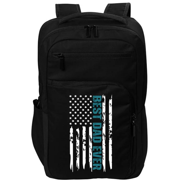 Best Dad Ever American Flag Impact Tech Backpack