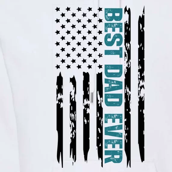 Best Dad Ever American Flag Premium Hoodie