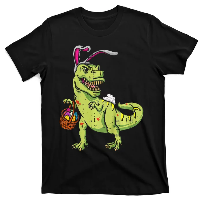 Bunny Dinosaur Easter Day Cute TRex Egg Hunter T-Shirt