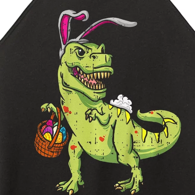 Bunny Dinosaur Easter Day Cute TRex Egg Hunter Women’s Perfect Tri Rocker Tank