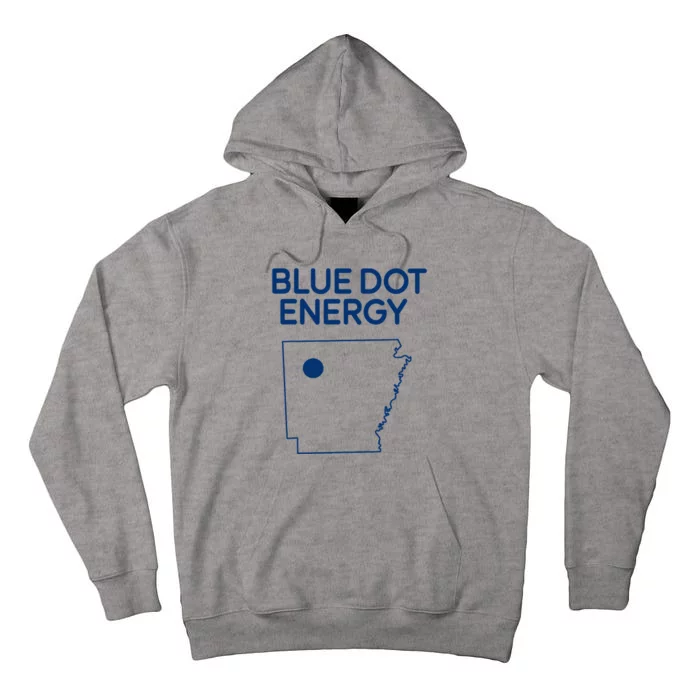 Blue Dot Energy Vote For Harris In Arkansas Us Election 2024 Tall Hoodie