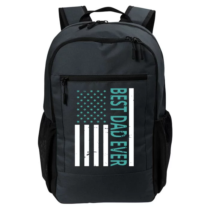 Best Dad Ever USA Flag Daily Commute Backpack