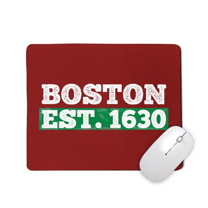 Boston Distressed Est. 1630 Mousepad