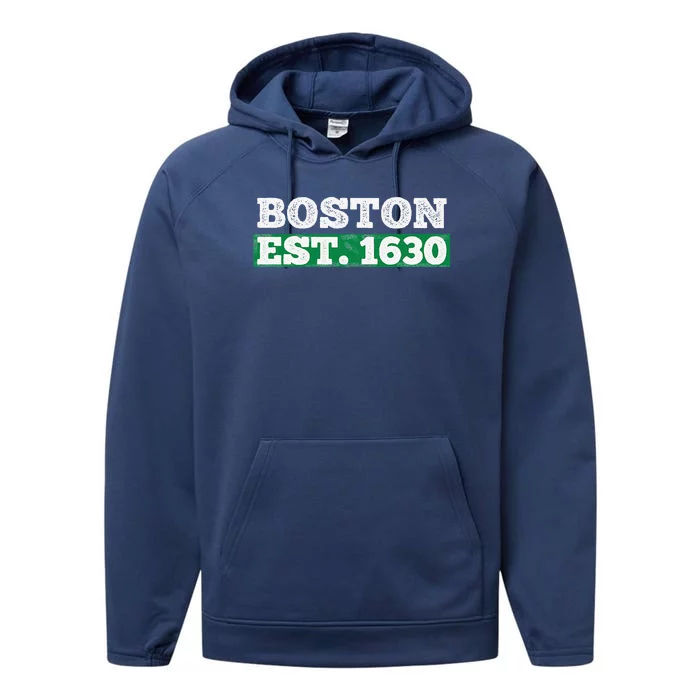 Boston Distressed Est. 1630 Performance Fleece Hoodie