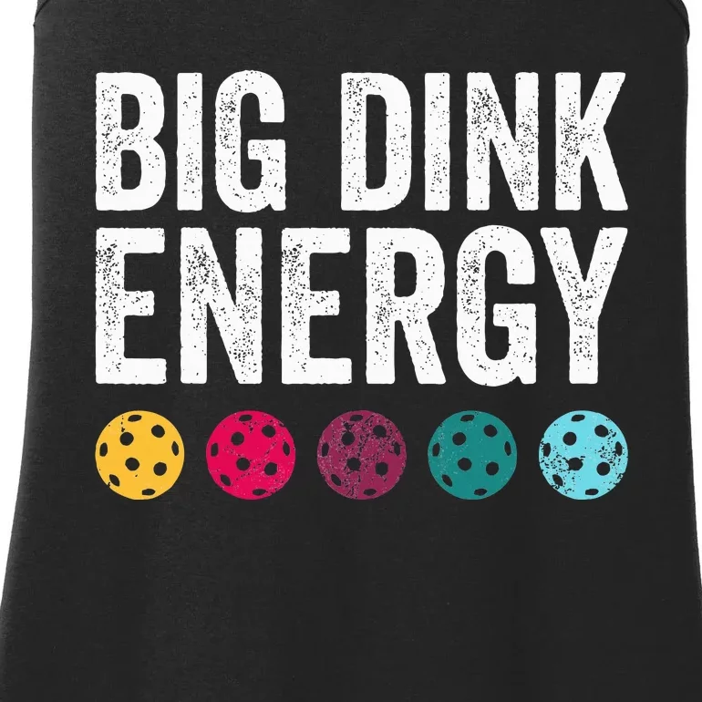 Big Dink Energy Dinking Pickle Ball Ladies Essential Tank