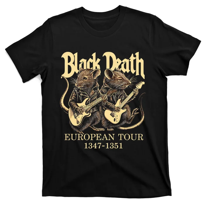 Black Death European Ren Faire Medieval History Goth T-Shirt