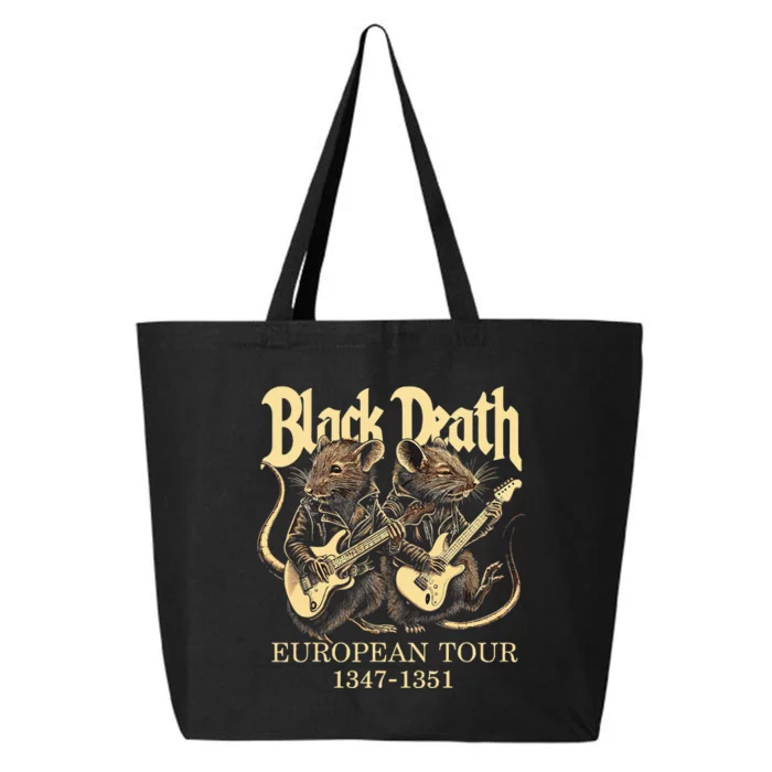 Black Death European Ren Faire Medieval History Goth 25L Jumbo Tote