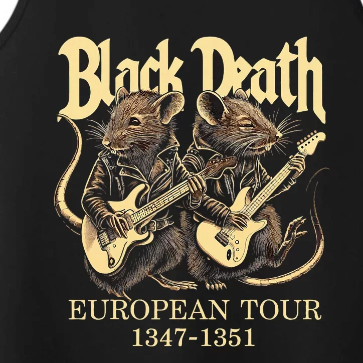 Black Death European Ren Faire Medieval History Goth Performance Tank