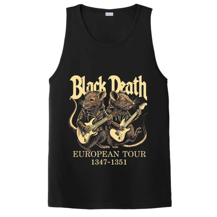 Black Death European Ren Faire Medieval History Goth Performance Tank