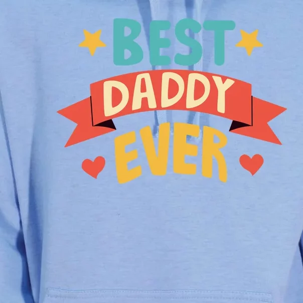 Best Daddy Ever Cute Fathers Day Gift Unisex Surf Hoodie