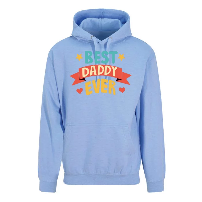 Best Daddy Ever Cute Fathers Day Gift Unisex Surf Hoodie