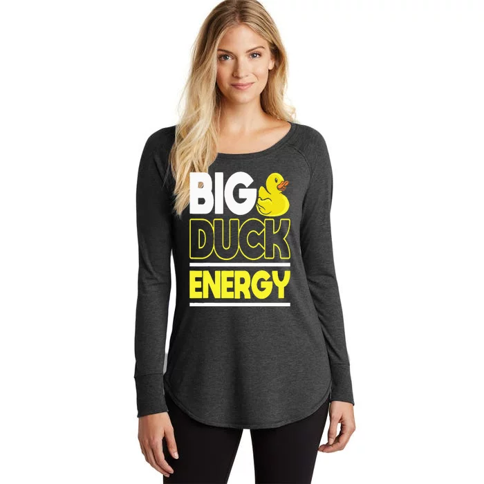 Big Duck Energy Rubber Duck Women's Perfect Tri Tunic Long Sleeve Shirt