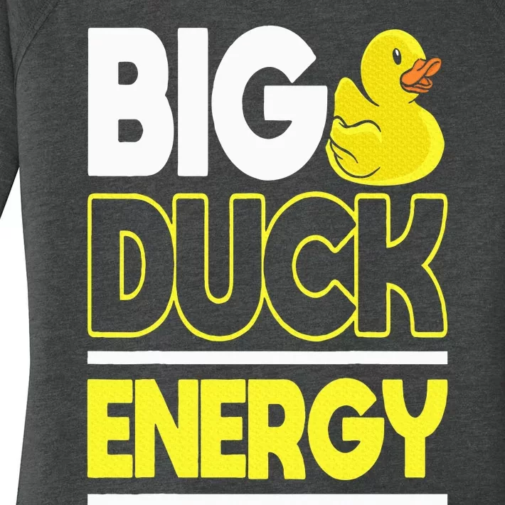 Big Duck Energy Rubber Duck Women's Perfect Tri Tunic Long Sleeve Shirt