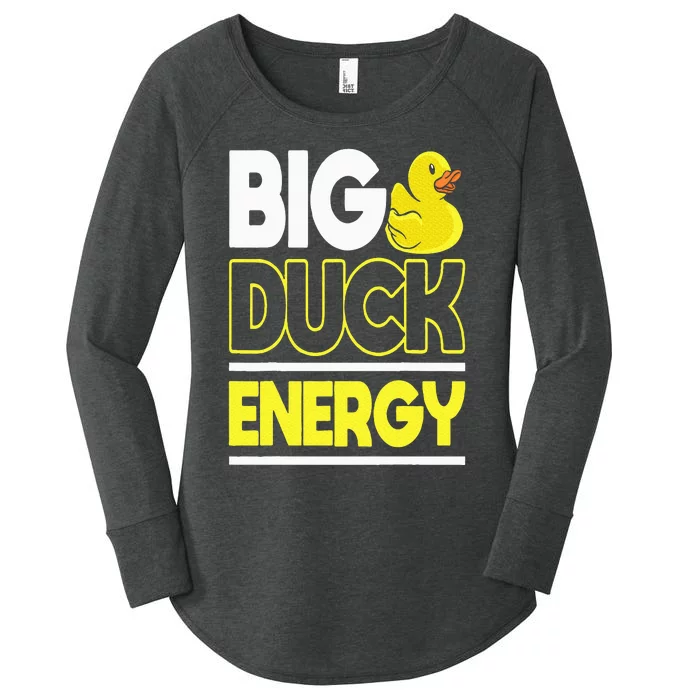 Big Duck Energy Rubber Duck Women's Perfect Tri Tunic Long Sleeve Shirt