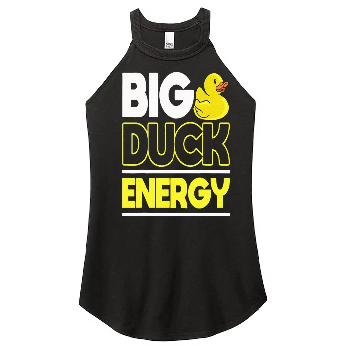 Big Duck Energy Rubber Duck Women’s Perfect Tri Rocker Tank