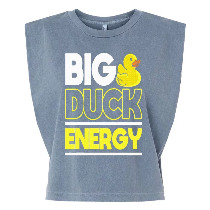 Big Duck Energy Rubber Duck Garment-Dyed Women's Muscle Tee