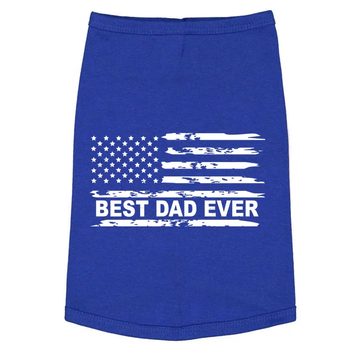 Best Dad Ever American Flag Doggie Tank