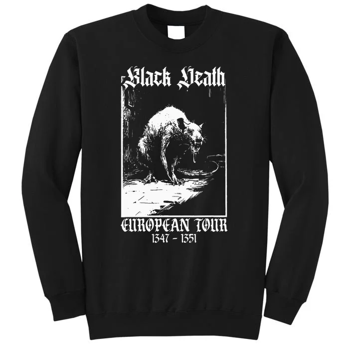 Black Death European Plague Rat Medieval Sweatshirt