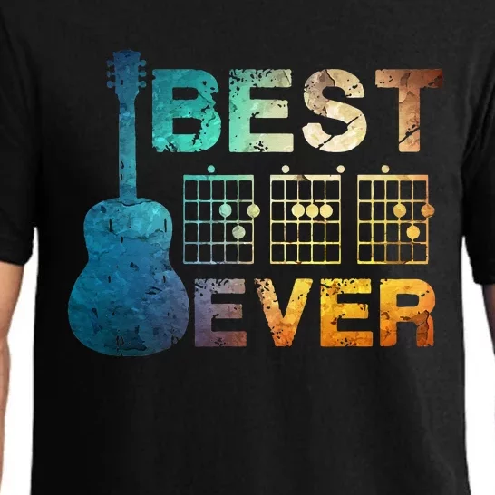 Best Dad Ever Guitar Chords Guitarist Father Father's day Pajama Set