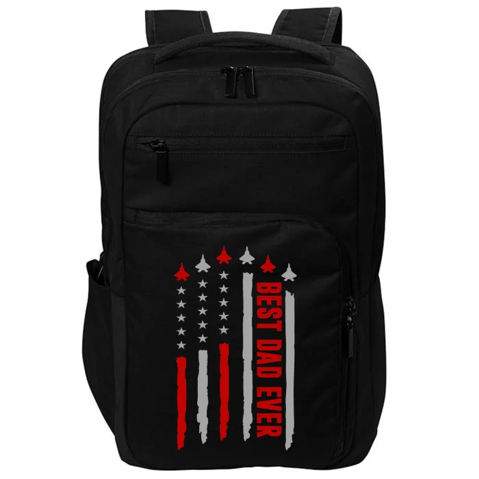 Best Dad Ever USA Flag Cute Gift Impact Tech Backpack