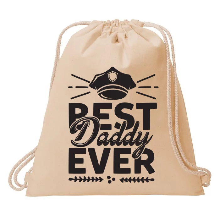 Best Daddy Ever Drawstring Bag