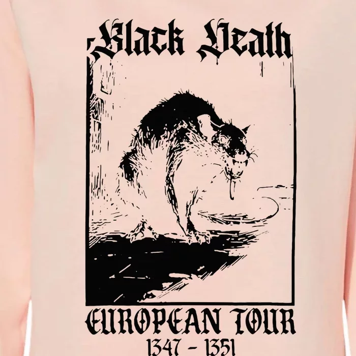 Black Death European Womens California Wash Sweatshirt