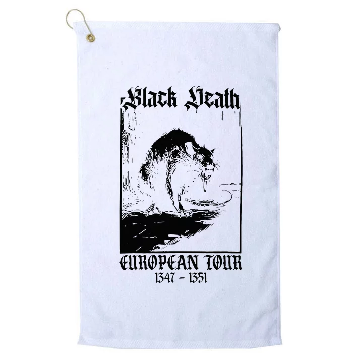 Black Death European Platinum Collection Golf Towel