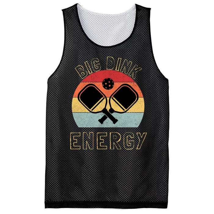 Big Dink Energy Pickleball Funny Dinking Pickle Ball Lover Mesh Reversible Basketball Jersey Tank