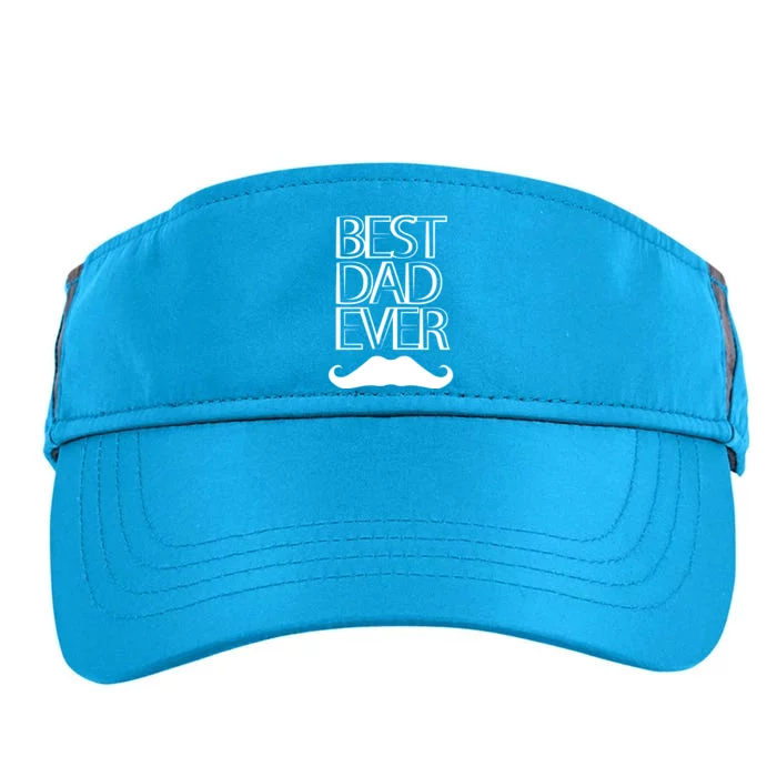 Best Dad Ever Cute Gift Adult Drive Performance Visor