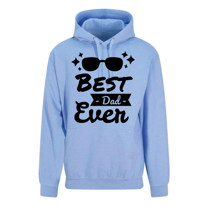 Best Dad Ever Cool Fathers Day Gift Unisex Surf Hoodie