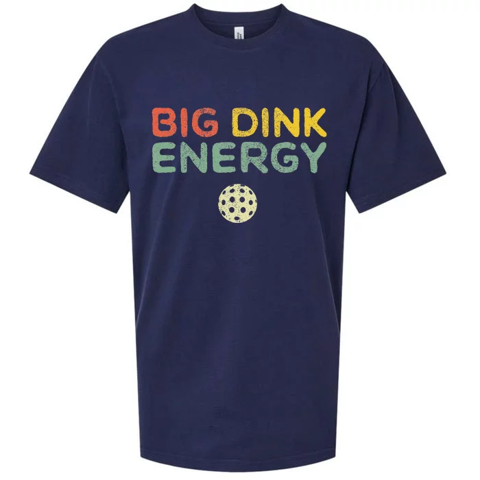 Big Dink Energy Pickleball Funny Pickle Ball Lover Retro Sueded Cloud Jersey T-Shirt