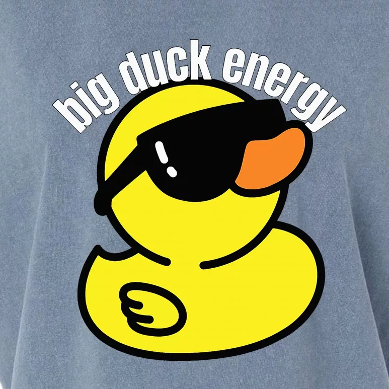 Big Duck Energy Funny Rubber Ducky Garment-Dyed Women's Muscle Tee