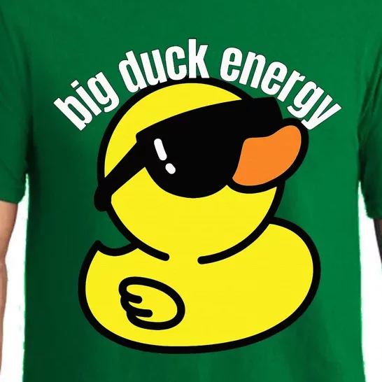 Big Duck Energy Funny Rubber Ducky Pajama Set