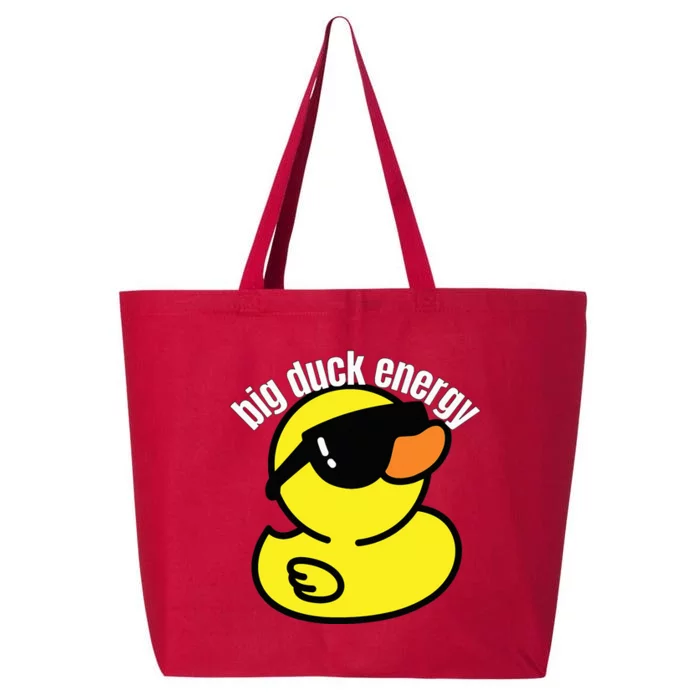 Big Duck Energy Funny Rubber Ducky 25L Jumbo Tote