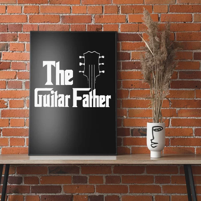 Best Dad Ever Daddy Guitar Vintage Lover Guitar Fathers Day Poster