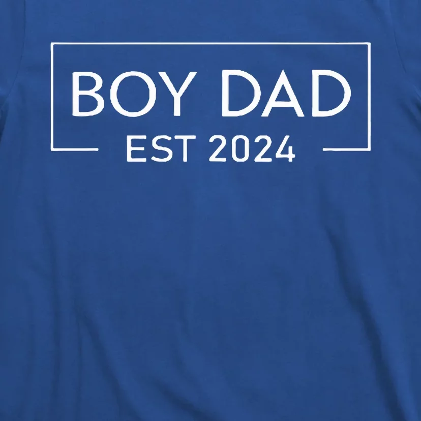 Boy Dad Est. 2024 Logo Dad 2024 Loading T-Shirt