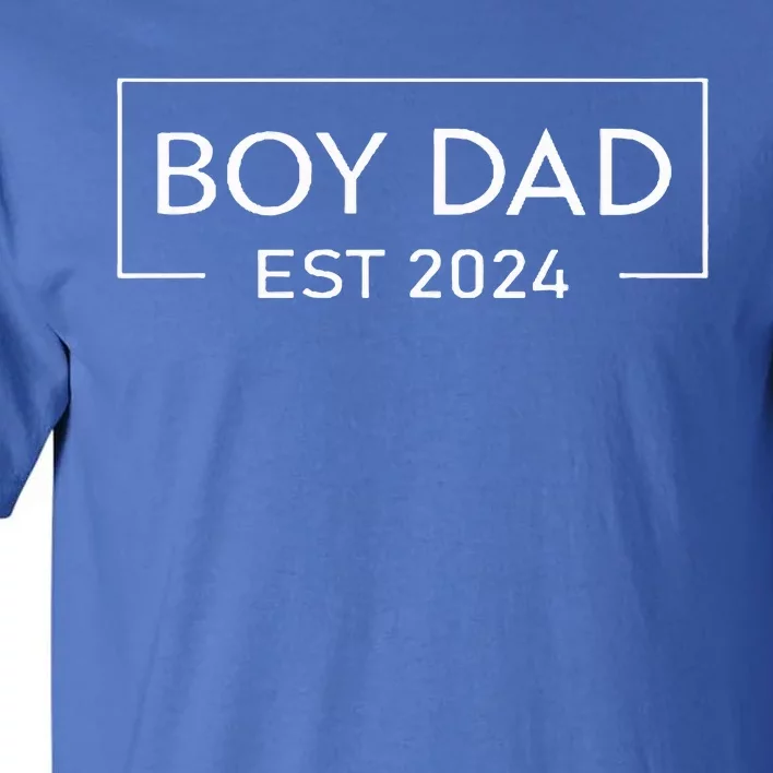 Boy Dad Est. 2024 Logo Dad 2024 Loading Tall T-Shirt