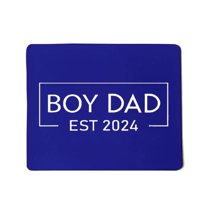 Boy Dad Est. 2024 Logo Dad 2024 Loading Mousepad