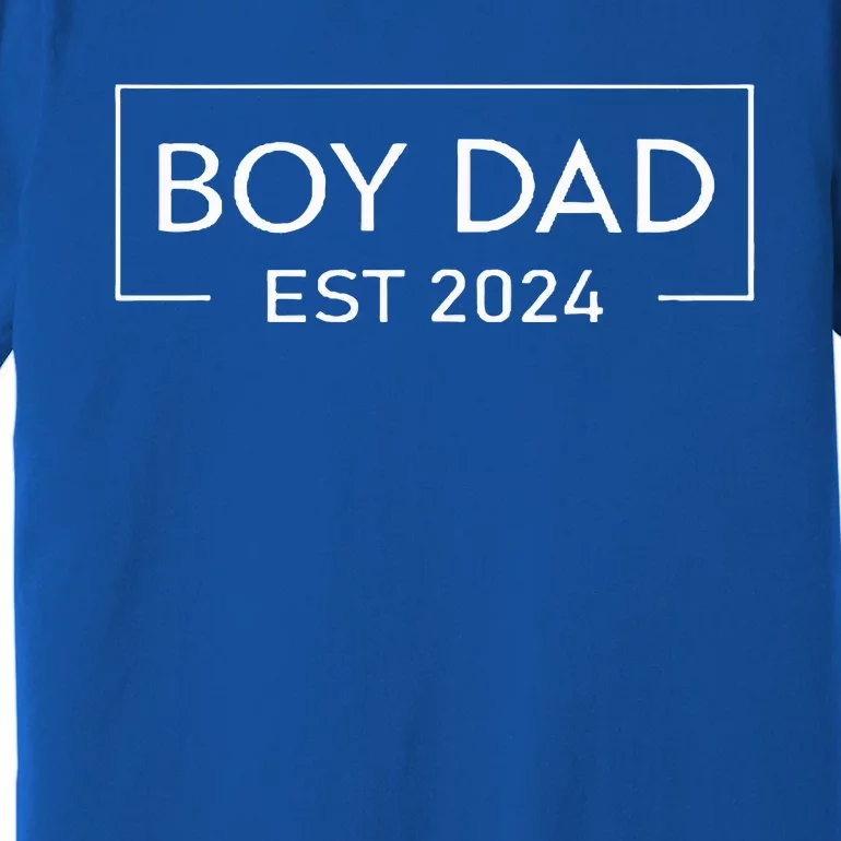 Boy Dad Est. 2024 Logo Dad 2024 Loading Premium T-Shirt